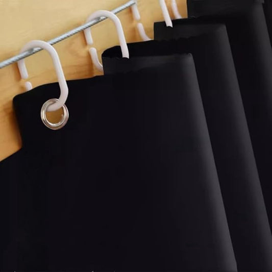 Black Blackout Bottom Bunk Bed Curtain Privacy Canopy Single Bed Shading Decor Loft Under Dormitory Bed Curtain,1PC