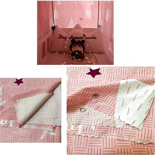 Dorm Home Bunk Nets Bed Curtains Cloth Bed Canopy Blackout College Students Shading Nets Breathable Single Sleeper